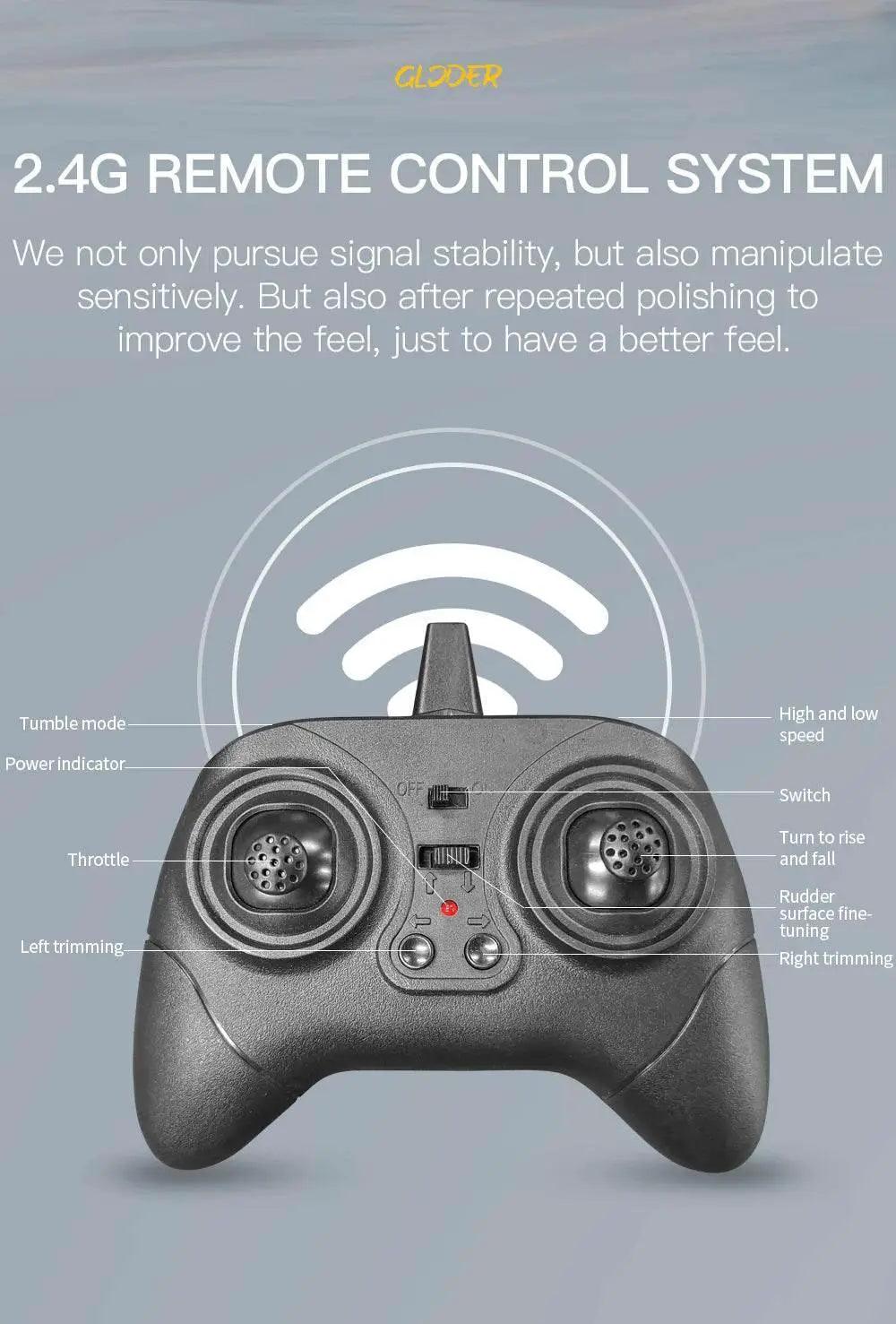  RC Plane BF109 Professional 2.4G Remote Control Airplane -  ToylandEU™