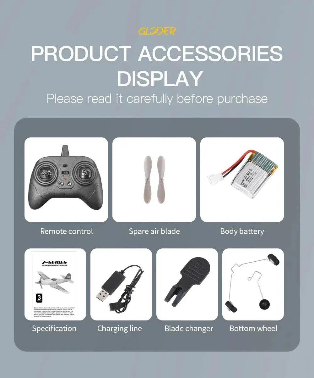 RC Plane BF109 Professional 2.4G Remote Control Airplane -  ToylandEU™