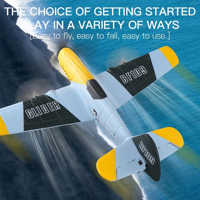 RC Plane BF109 Professional 2.4G Remote Control Glider - ToylandEU
