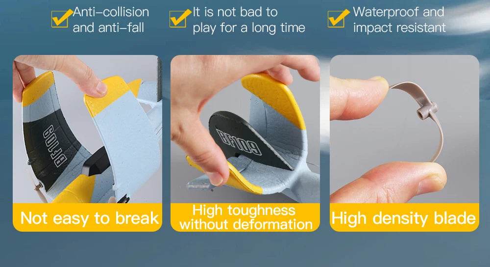 RC Plane BF109 Professional 2.4G Remote Control Glider - ToylandEU