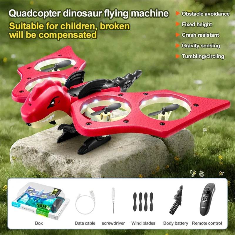 RC Plane Dinosaurs Model Remote Control Aircraft Gift - ToylandEU