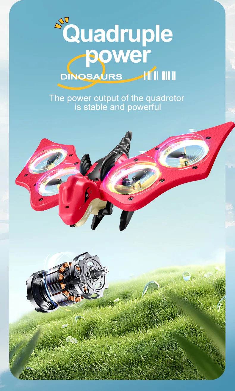 RC Plane Dinosaurs Model Remote Control Aircraft Gift - ToylandEU