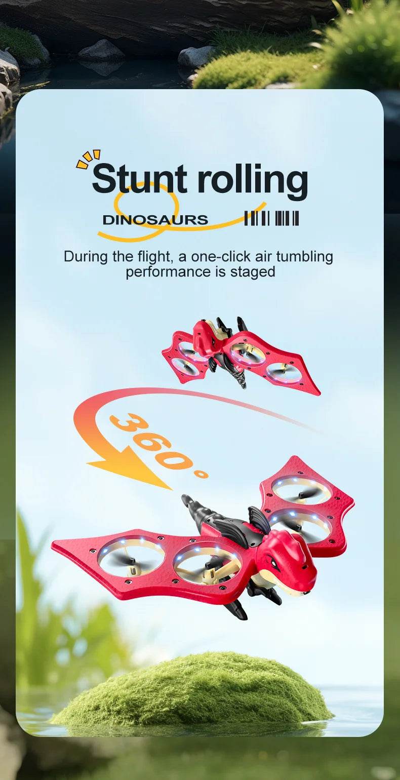 RC Plane Dinosaurs Model Remote Control Aircraft Gift - ToylandEU