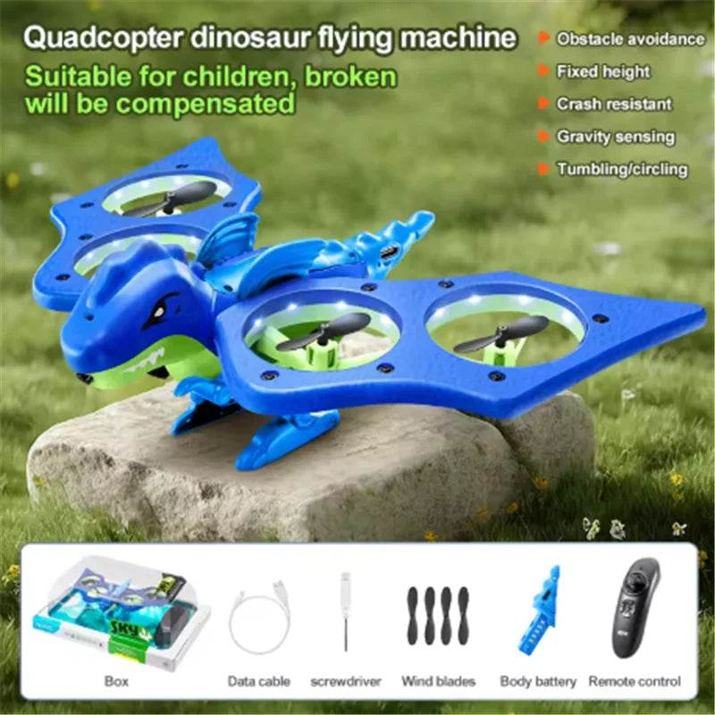 RC Plane Dinosaurs Model Remote Control Aircraft Gift - ToylandEU