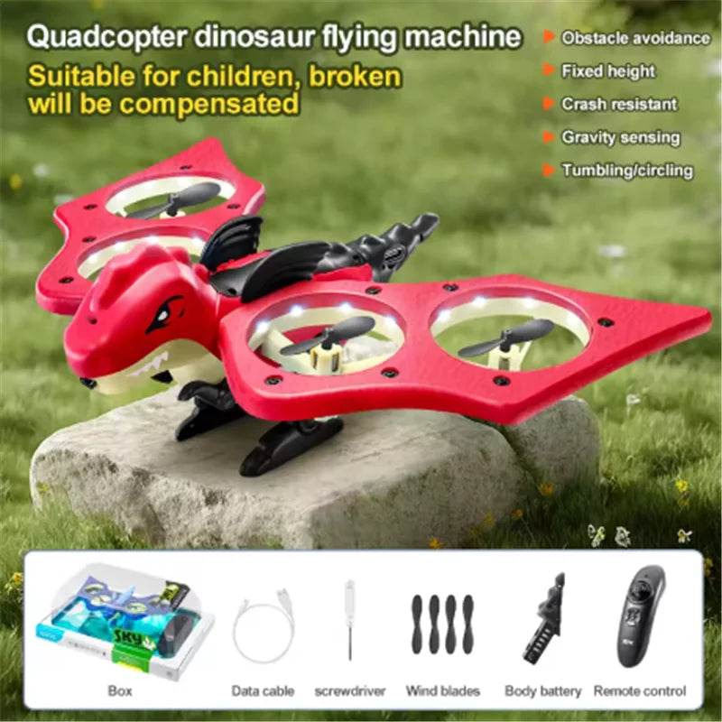 RC Plane Dinosaurs Model Remote Control Aircraft Gift - ToylandEU