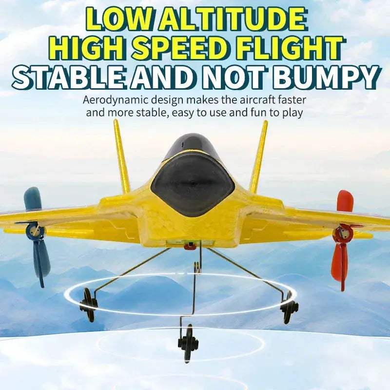 RC Plane Durable Foam Glider With 2 4G Remote Control - ToylandEU
