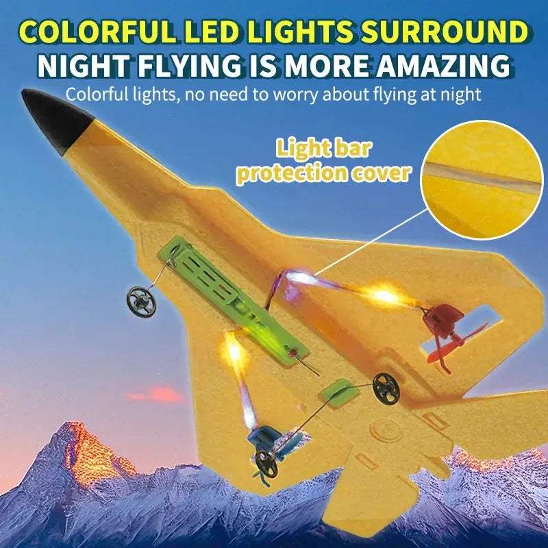 RC Plane Durable Foam Glider With 2 4G Remote Control - ToylandEU