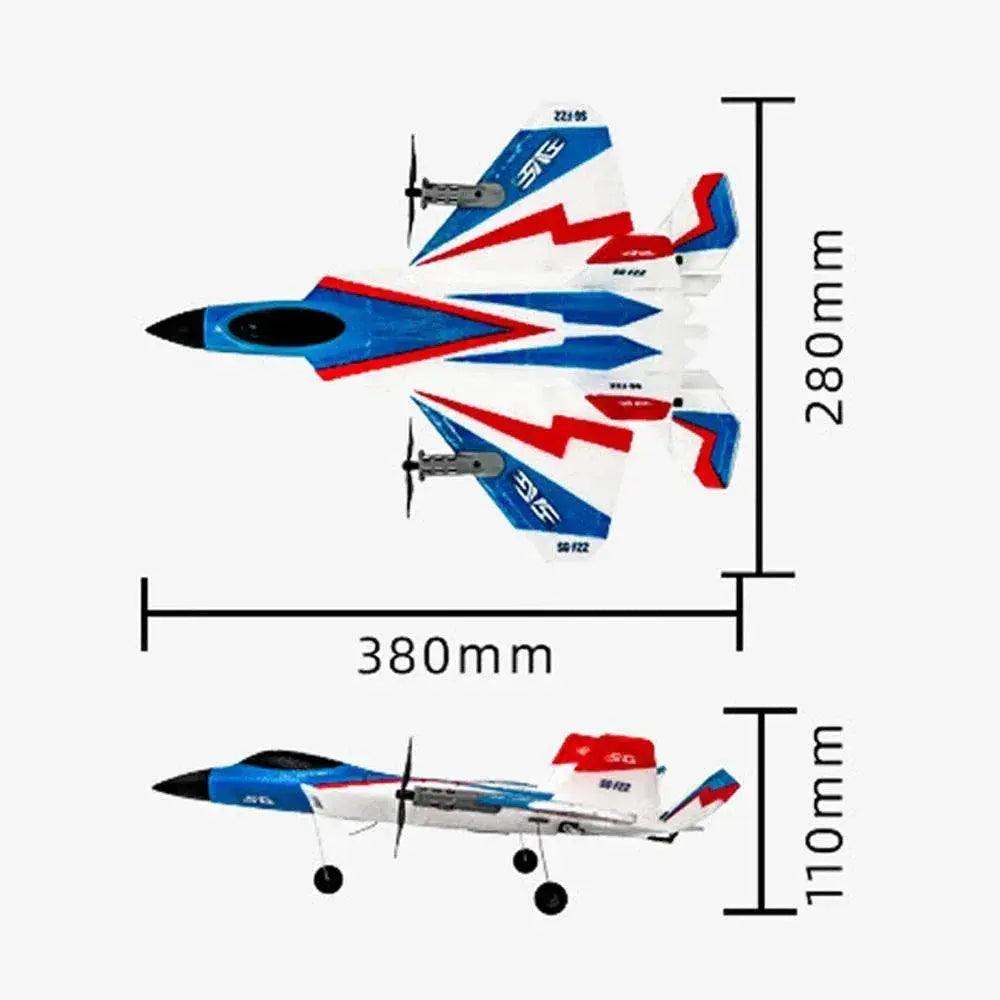  RC Plane F22 Stunts Plane 2.4G Remote Control Glider -  ToylandEU™