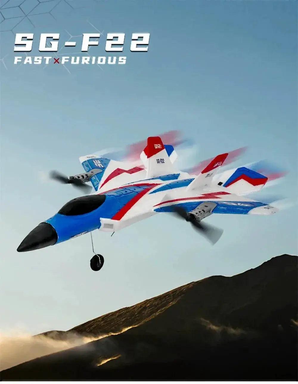  RC Plane F22 Stunts Plane 2.4G Remote Control Glider -  ToylandEU™