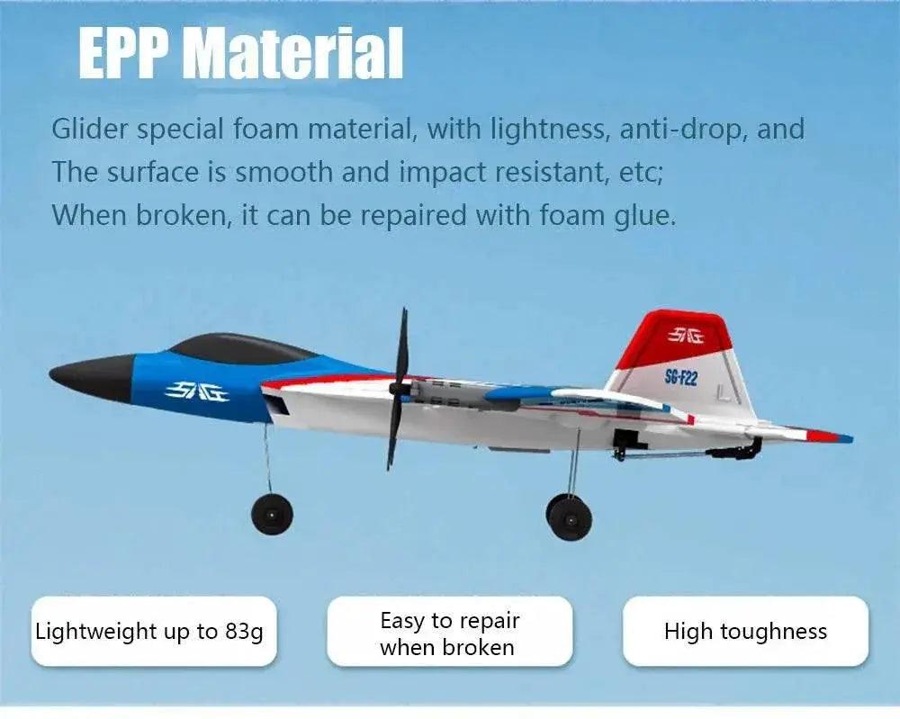 RC Plane F22 Stunts Plane 2.4G Remote Control Glider -  ToylandEU™