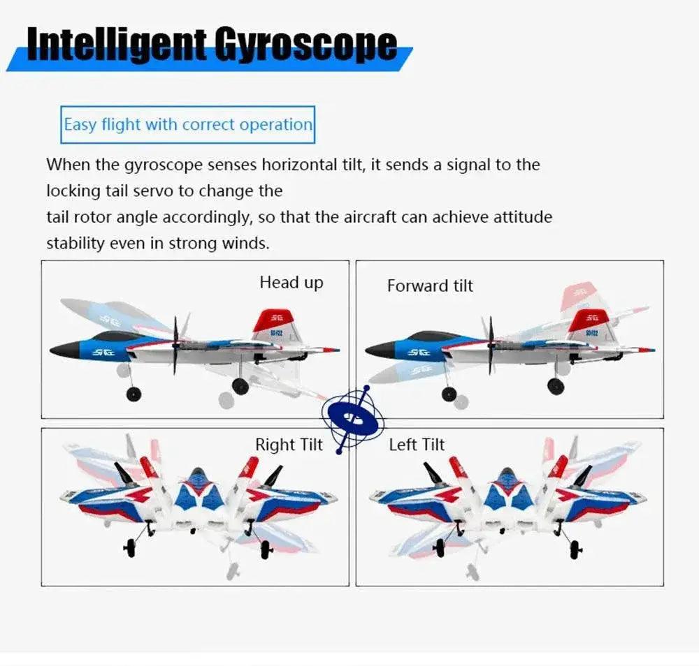  RC Plane F22 Stunts Plane 2.4G Remote Control Glider -  ToylandEU™