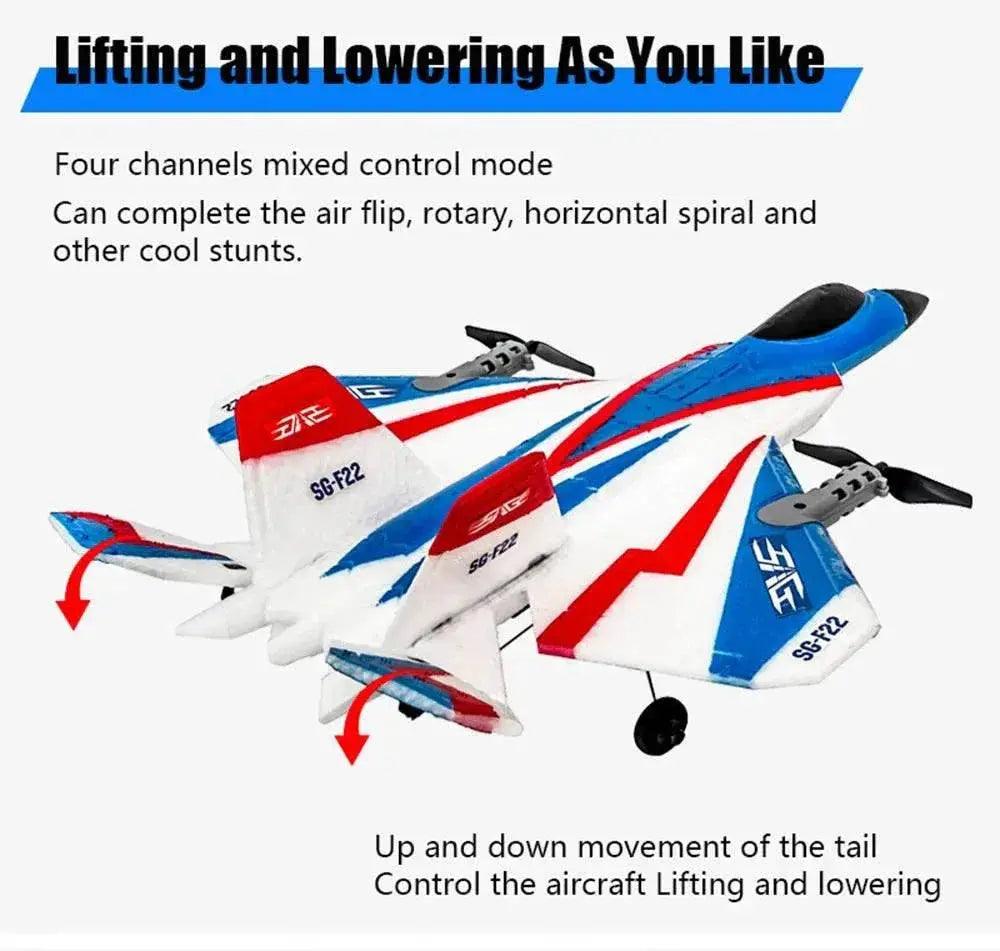  RC Plane F22 Stunts Plane 2.4G Remote Control Glider -  ToylandEU™