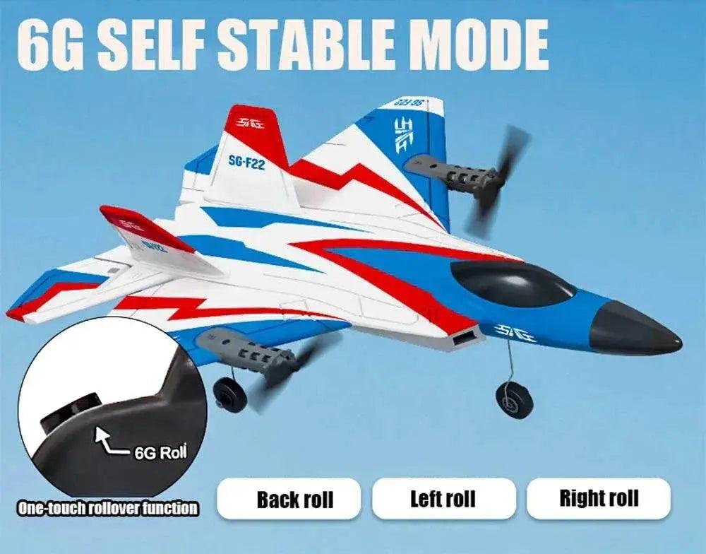  RC Plane F22 Stunts Plane 2.4G Remote Control Glider -  ToylandEU™