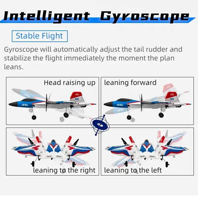 RC Plane Foam With Auto Stabilization And 4K Camera - ToylandEU