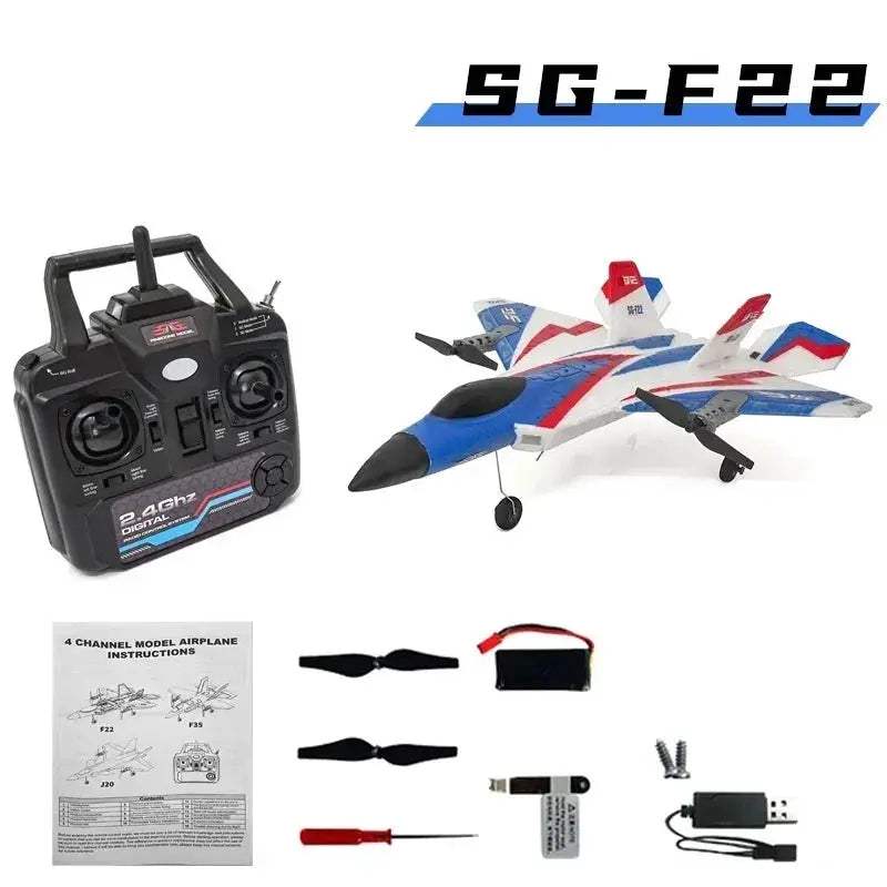 RC Plane Foam With Auto Stabilization And 4K Camera - ToylandEU