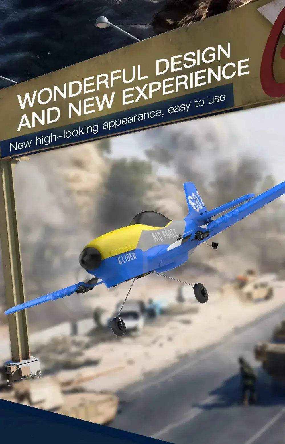 RC Plane KF602 Professional 2.4G Remote Control Airplane EPP Foam Glider Toys for Children - ToylandEU