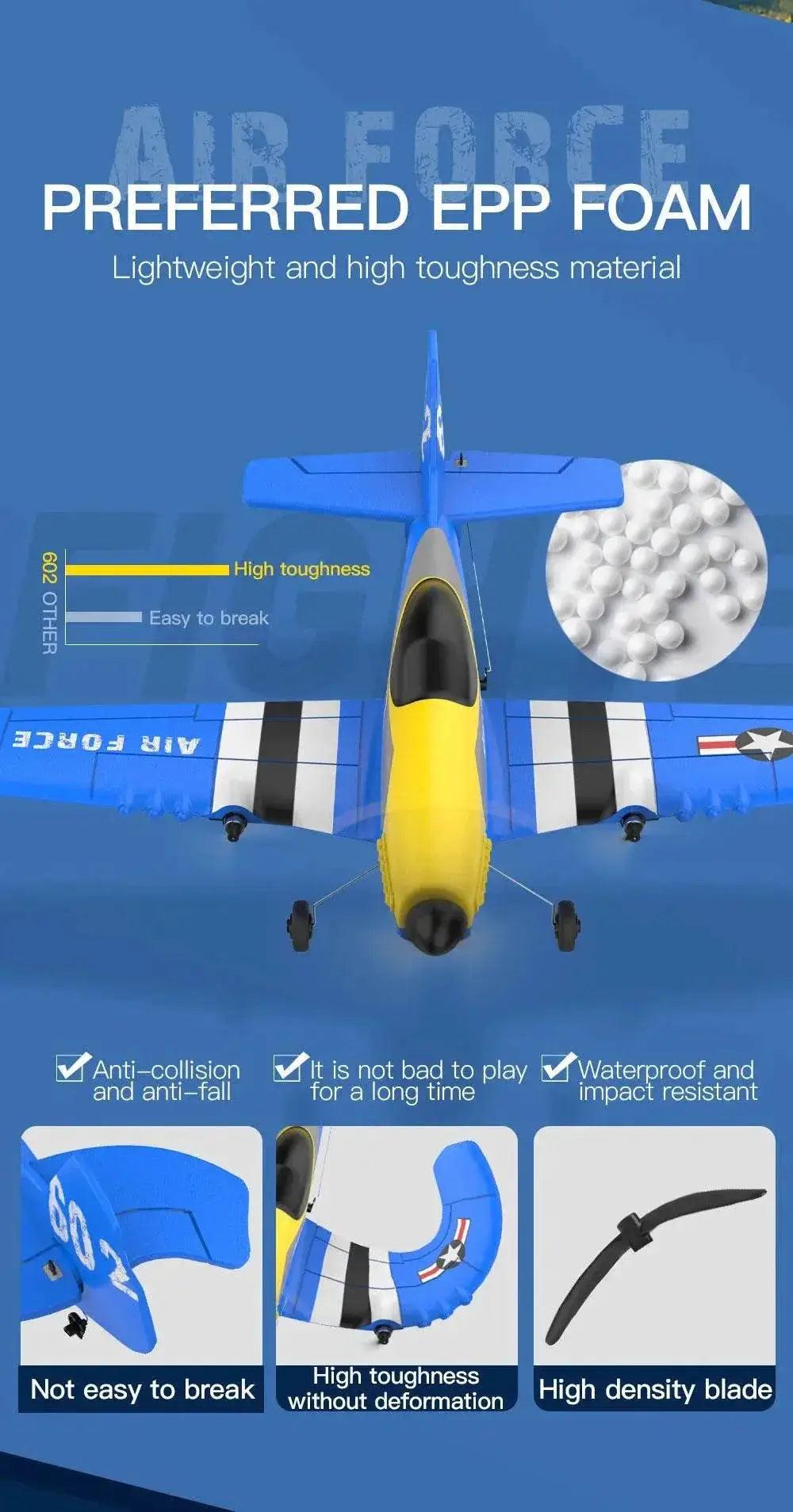  RC Plane KF602 Professional 2.4G Remote Control Glider -  ToylandEU™