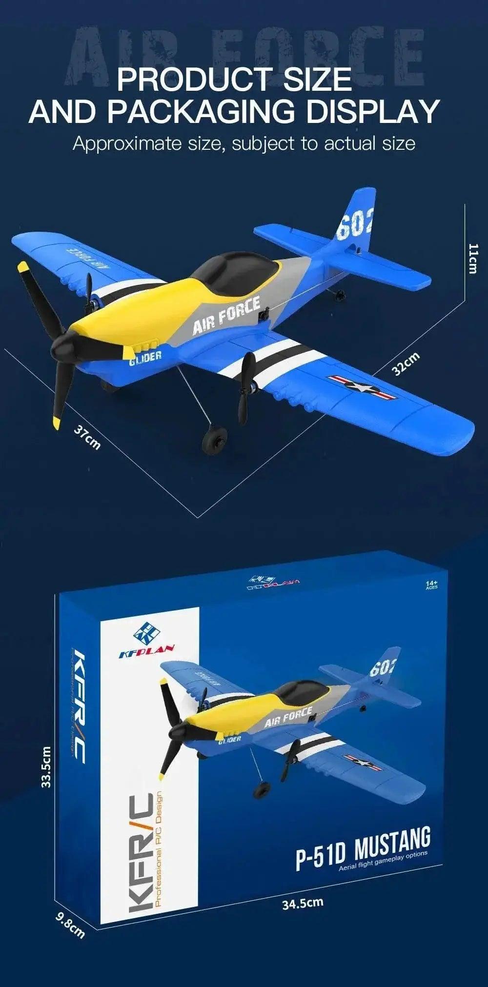  RC Plane KF602 Professional 2.4G Remote Control Glider -  ToylandEU™