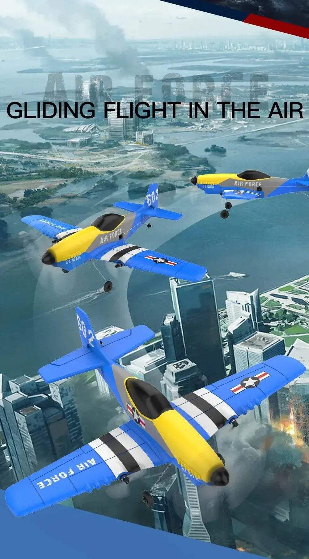  RC Plane KF602 Professional 2.4G Remote Control Glider -  ToylandEU™