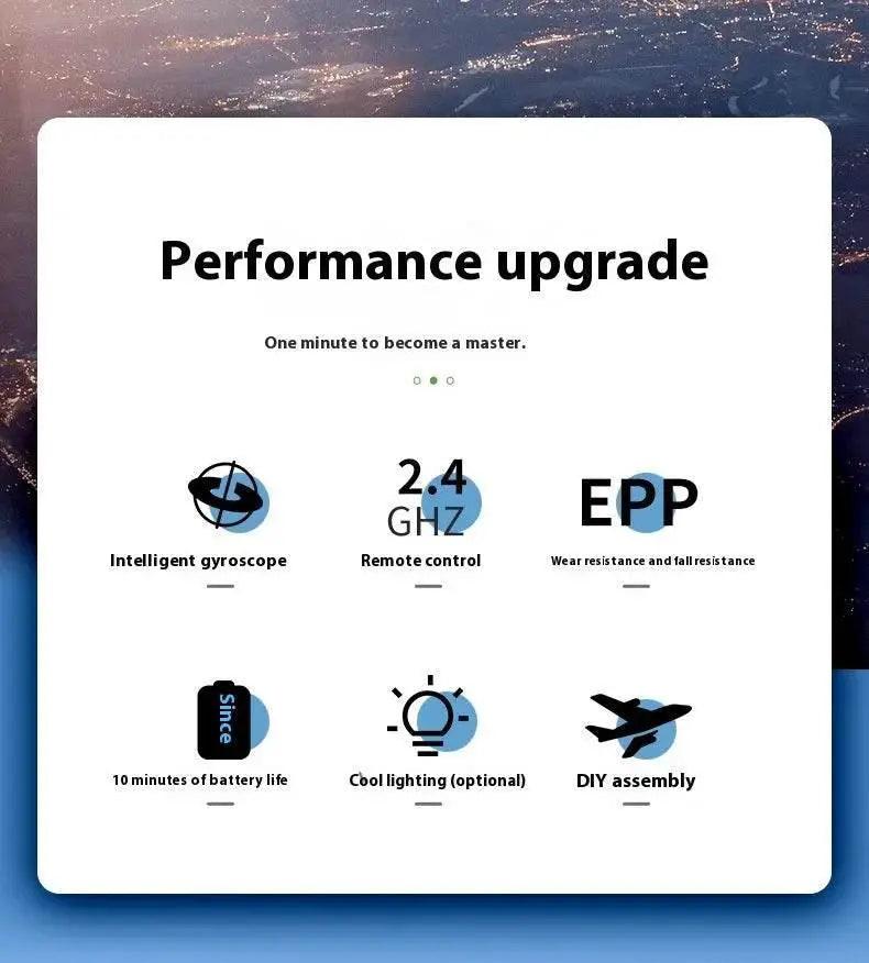  Rc Plane Qf008b Glider C919 Three Channel Remote Control Foam Aircraft Fixed Wing Diy Assembly Model for Children Gift -  ToylandEU™