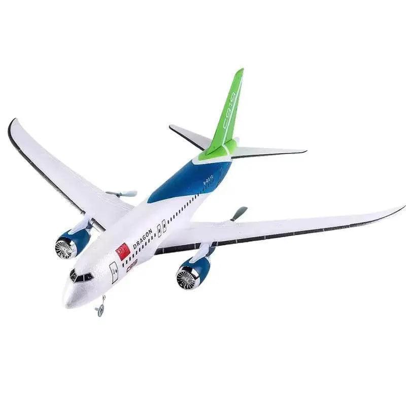  Rc Plane Qf008b Glider C919 Three Channel Remote Control Foam Aircraft Fixed Wing Diy Assembly Model for Children Gift -  ToylandEU™