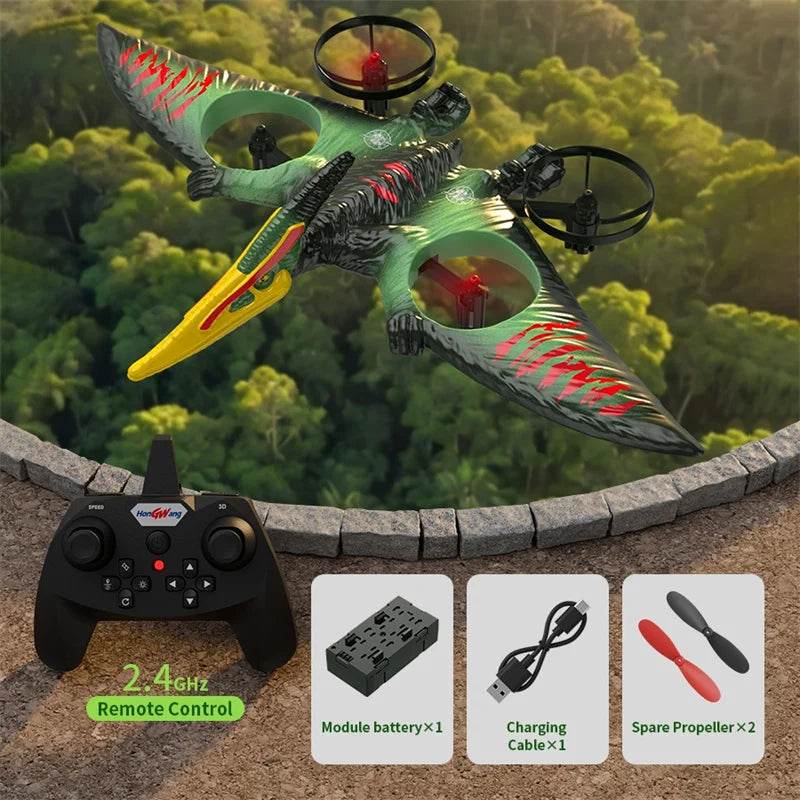 RC Plane Remote Control 2.4G EPP 360 Degree Rotation Dinosaur Glider - ToylandEU