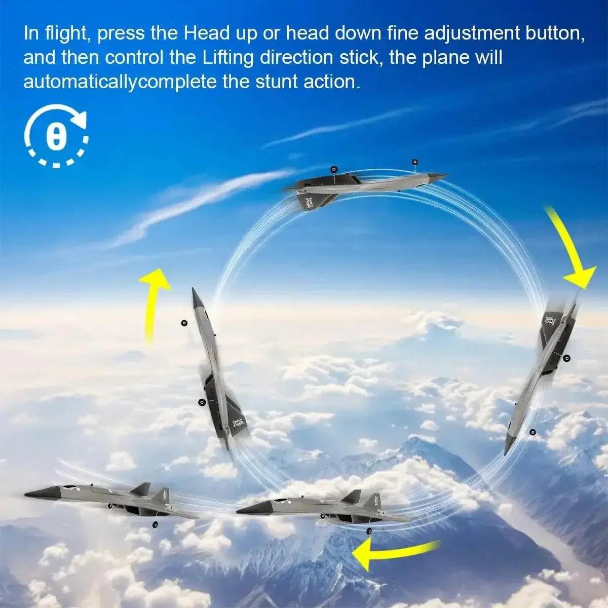  SR72 RC Plane 2.4G 4CH Remote Control Airplane Future Fighter Jet Dual Powerful Motors RC Drone Aircraft Toys for Kids and Adults -  ToylandEU™