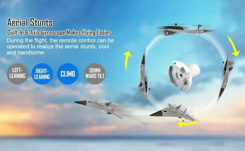  SR72 RC Plane 2.4G 4CH Remote Control Airplane Future Fighter Jet Dual Powerful Motors RC Drone Aircraft Toys for Kids and Adults -  ToylandEU™