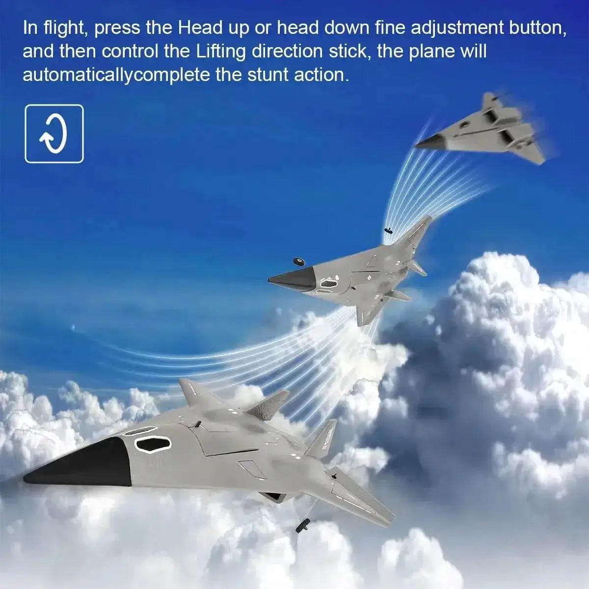  SR72 RC Plane 2.4G 4CH Remote Control Airplane Future Fighter Jet Dual Powerful Motors RC Drone Aircraft Toys for Kids and Adults -  ToylandEU™