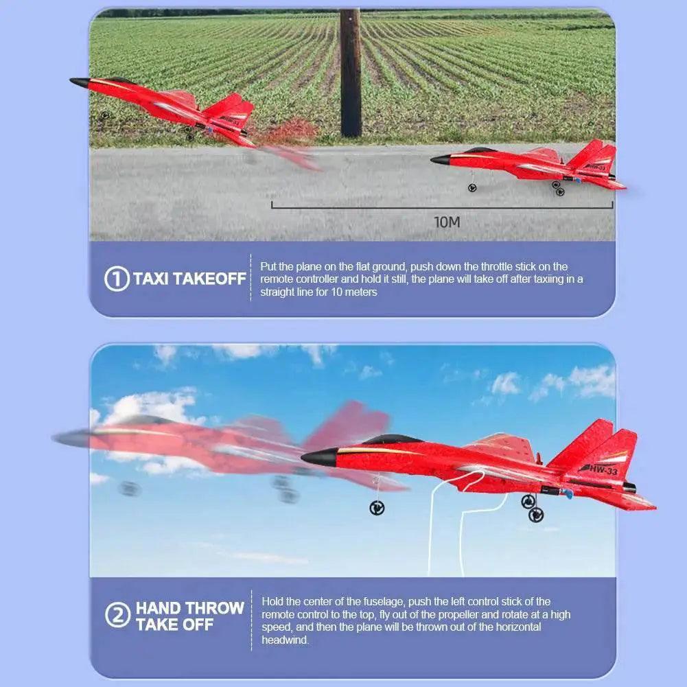  RC Plane SU-27 Aircraft Remote Control 2.4G EPP Foam Toys -  ToylandEU™