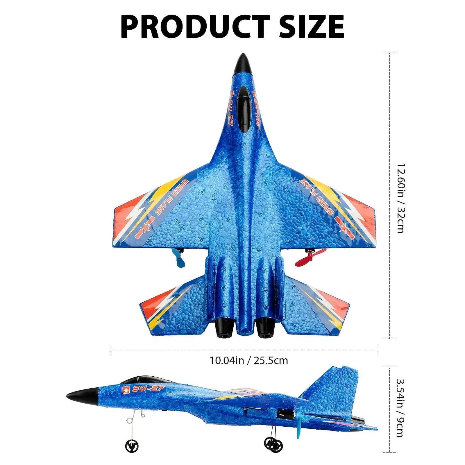 RC Plane SU-27 Aircraft Remote Control Helicopter 2.4G - ToylandEU