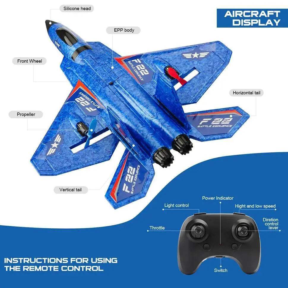 RC Plane SU-27 Aircraft Remote Control Helicopter 2.4G - ToylandEU