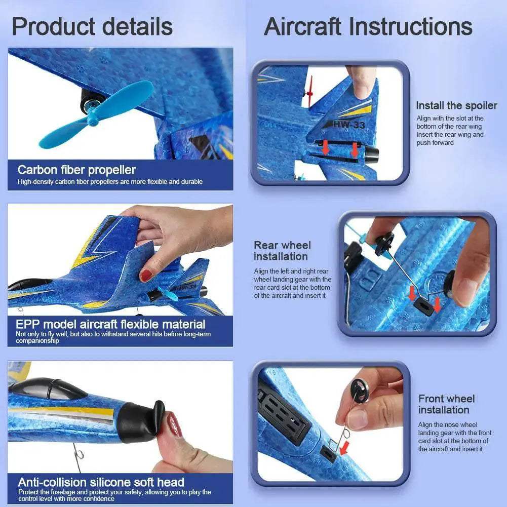 RC Plane SU-27 Aircraft Remote Control Helicopter 2.4G - ToylandEU
