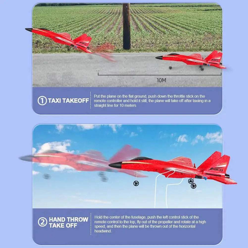RC Plane SU-27 Aircraft Remote Control Helicopter 2.4G - ToylandEU