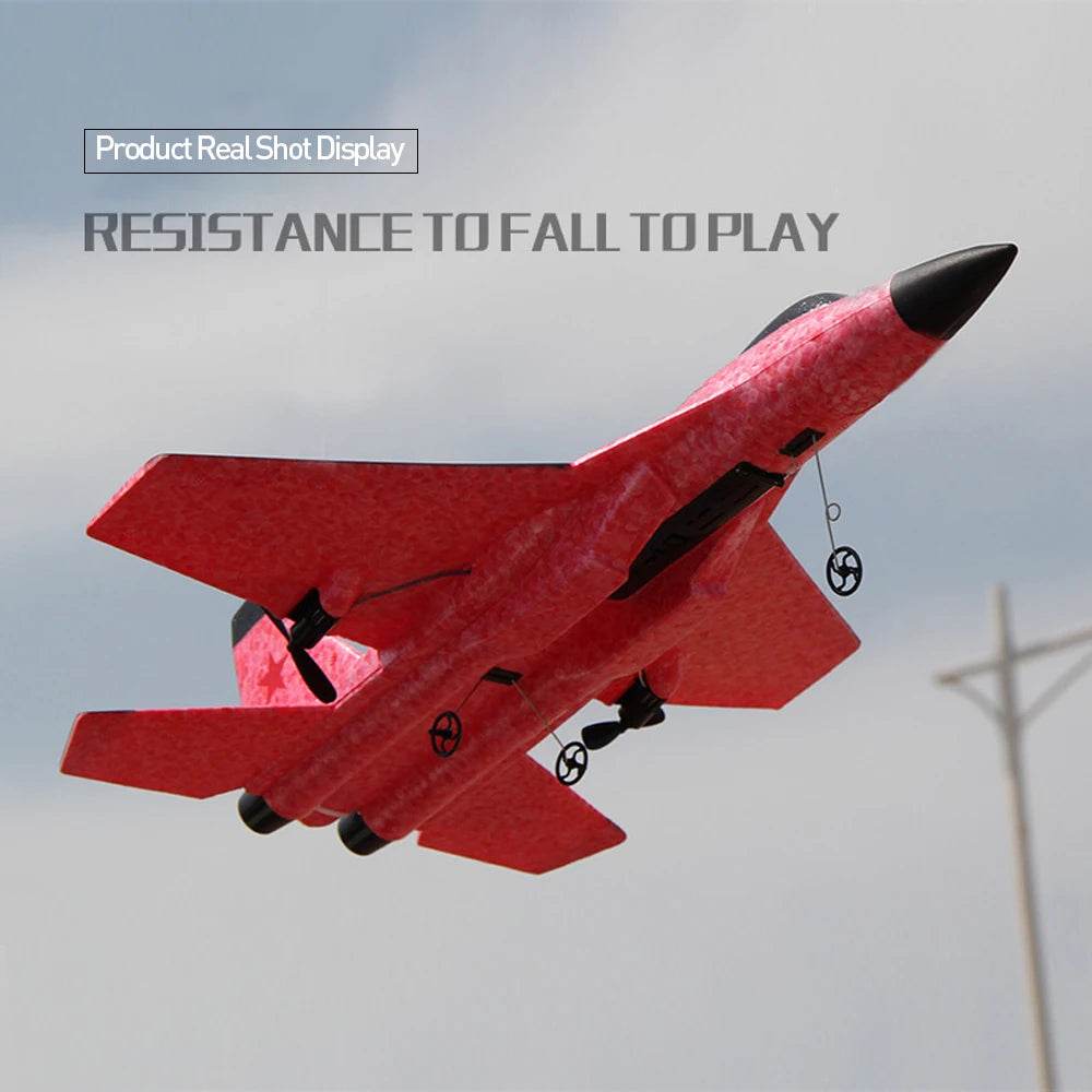 RC Plane SU35 2.4G With LED Lights Remote Control Aircraft - ToylandEU