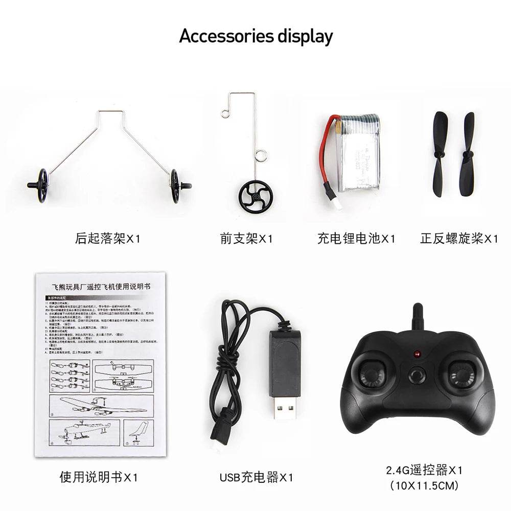 RC Plane SU35 2.4G With LED Lights Remote Control Aircraft - ToylandEU