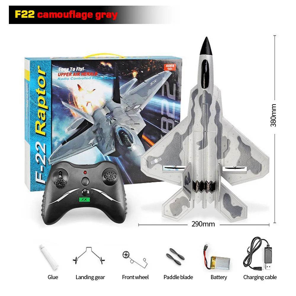 RC Plane SU35 2.4G With LED Lights Remote Control Aircraft - ToylandEU