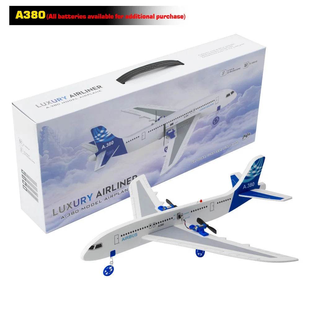 RC Plane SU35 2.4G With LED Lights Remote Control Aircraft - ToylandEU