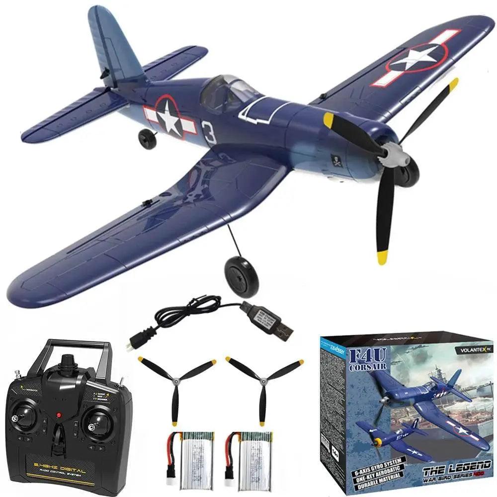  RC Volantexrc F4U Corsair 400mm Wingspan Remote Control Aerobatic RC Fighter Plane with 2.4G 4CH EPP Foam Design -  ToylandEU™