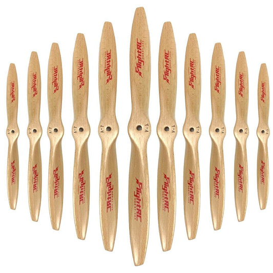 RC Premium Wooden Propeller for Gas RC Airplanes - 12x8 & 13x6 Options - ToylandEU