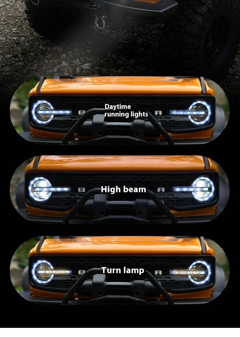 RC Professional 1:10 Scale 4WD Remote Control Off-Road Climbing Car for Adults - High & Low Speed, USB Rechargeable - ToylandEU