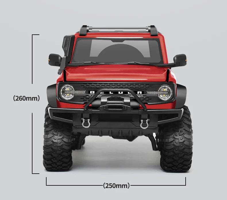 RC Professional 1:10 Scale 4WD Remote Control Off-Road Climbing Car for Adults - High & Low Speed, USB Rechargeable - ToylandEU