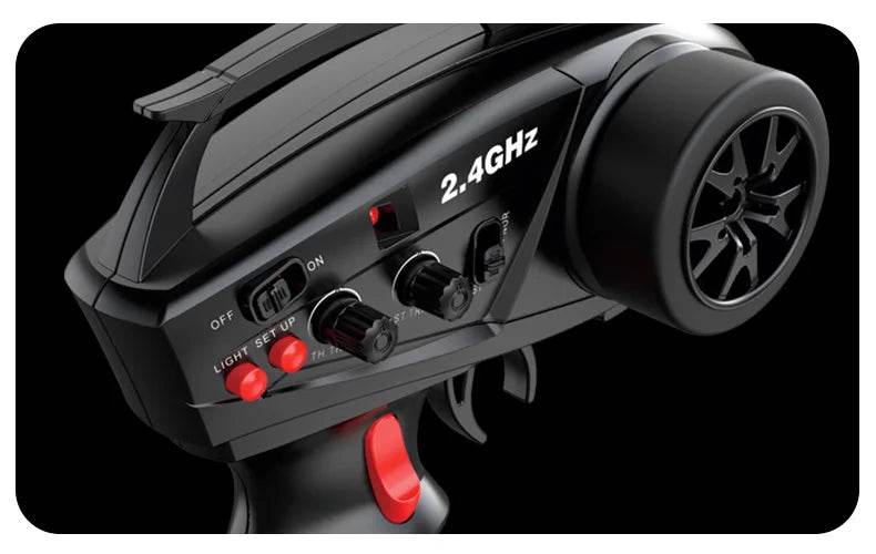 RC Professional 1:10 Scale 4WD Remote Control Off-Road Climbing Car for Adults - High & Low Speed, USB Rechargeable - ToylandEU