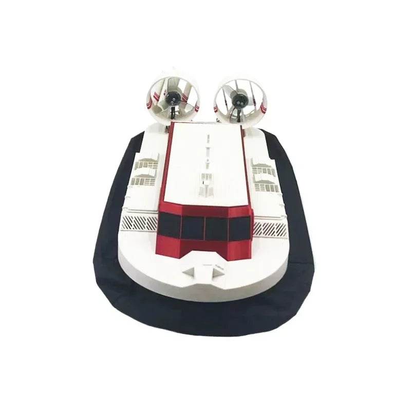 RC RC 45CM Electric Amphibious Hovercraft with Remote Control - Jet Boat Model Toy Ship - ToylandEU