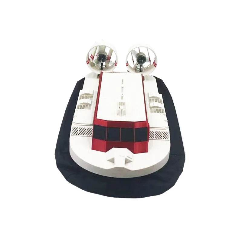 RC RC 45CM Electric Amphibious Hovercraft with Remote Control - Jet Boat Model Toy Ship - ToylandEU