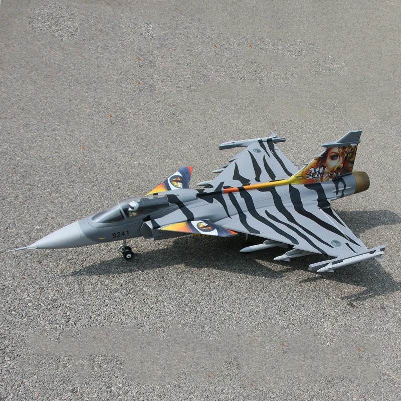 RC RC JAS-39 Gripen Remote Control Plane - 6CH Military Aircraft with NATO, Czech Republic, Swedish, and Hungarian Air Force Designs - ToylandEU