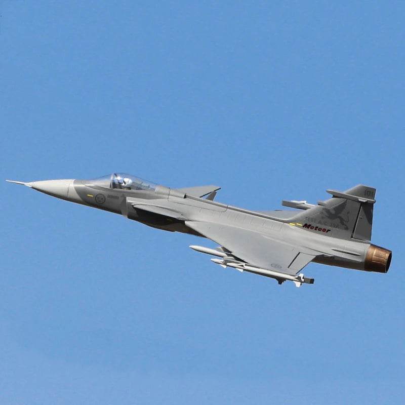 RC RC JAS-39 Gripen Remote Control Plane - 6CH Military Aircraft with NATO, Czech Republic, Swedish, and Hungarian Air Force Designs - ToylandEU