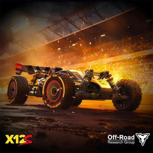 RC RC RLX12S High-Speed Brushless 1:12 Electric 90 KMH Off-Road Car with Four-Wheel Drive and Drift Capabilities - ToylandEU