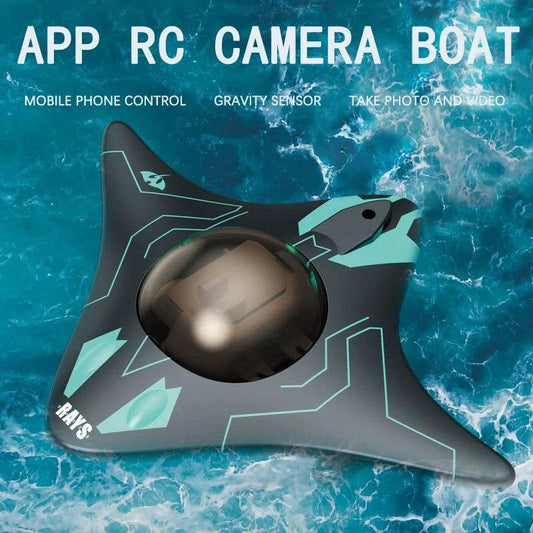 RC RC Underwater Explorer: Mini WIFI RC Submarine Drone with Live Stream Camera - ToylandEU