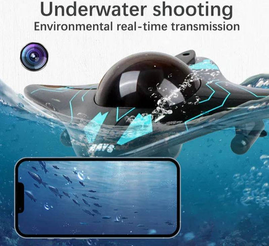 RC RC WiFi Enabled Underwater Remote Submarine with Live-Feed Camera - Adventure Awaits! - ToylandEU